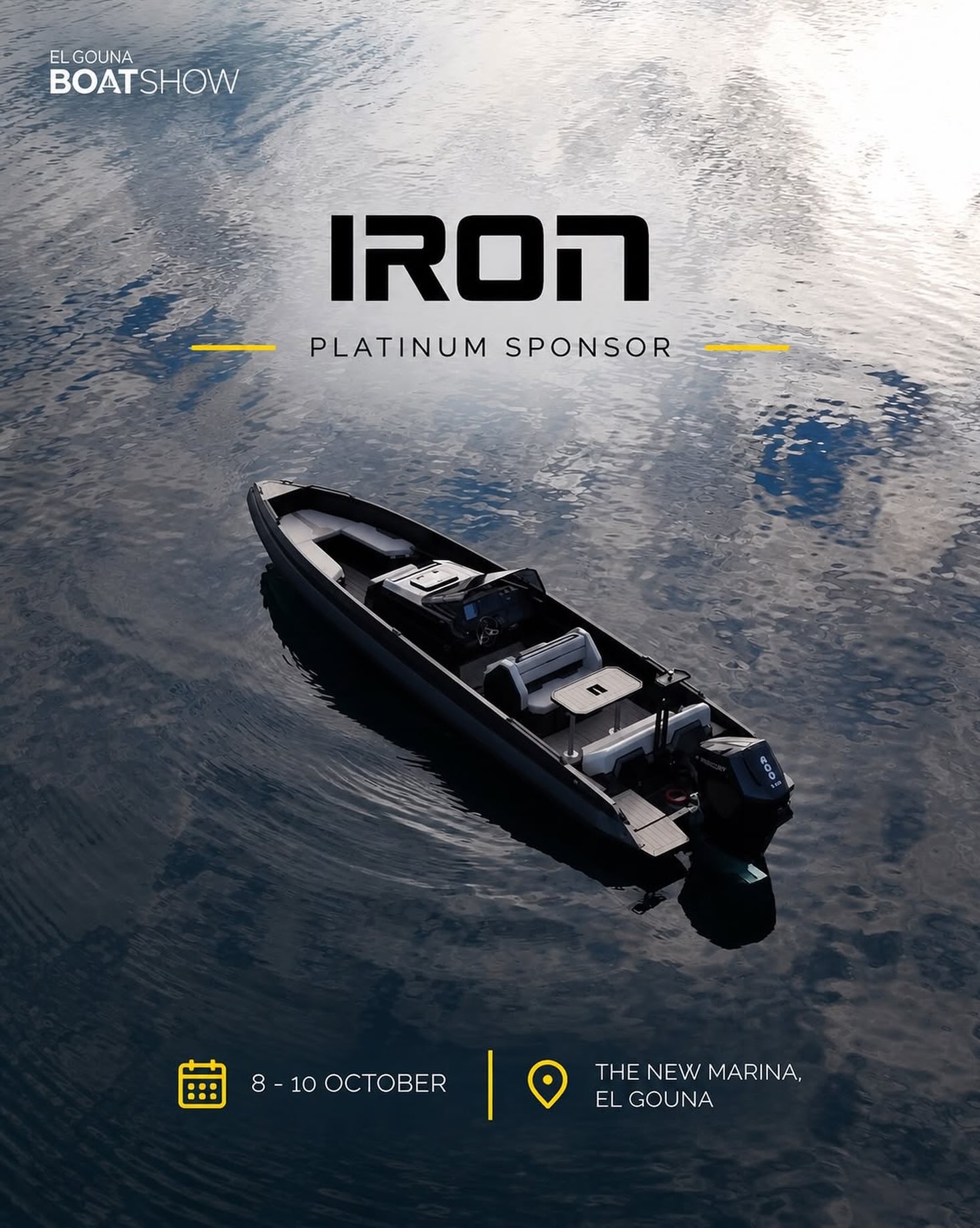 8–10 October | The New Marina, El Gouna Boat Show
_______

We’re proud to be joining our partner Coastal Marine at the El Gouna Boat Show

Meet us at The New Marina, El Gouna, experience the Coastal Marine bespoke 907 in the water.