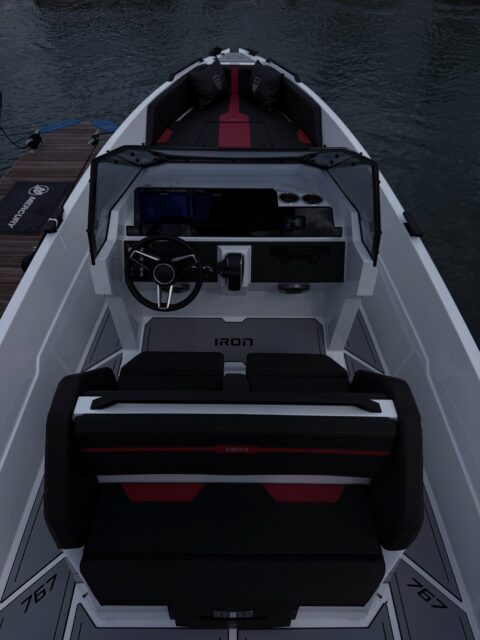 The 767 at Southampton Boat Show.